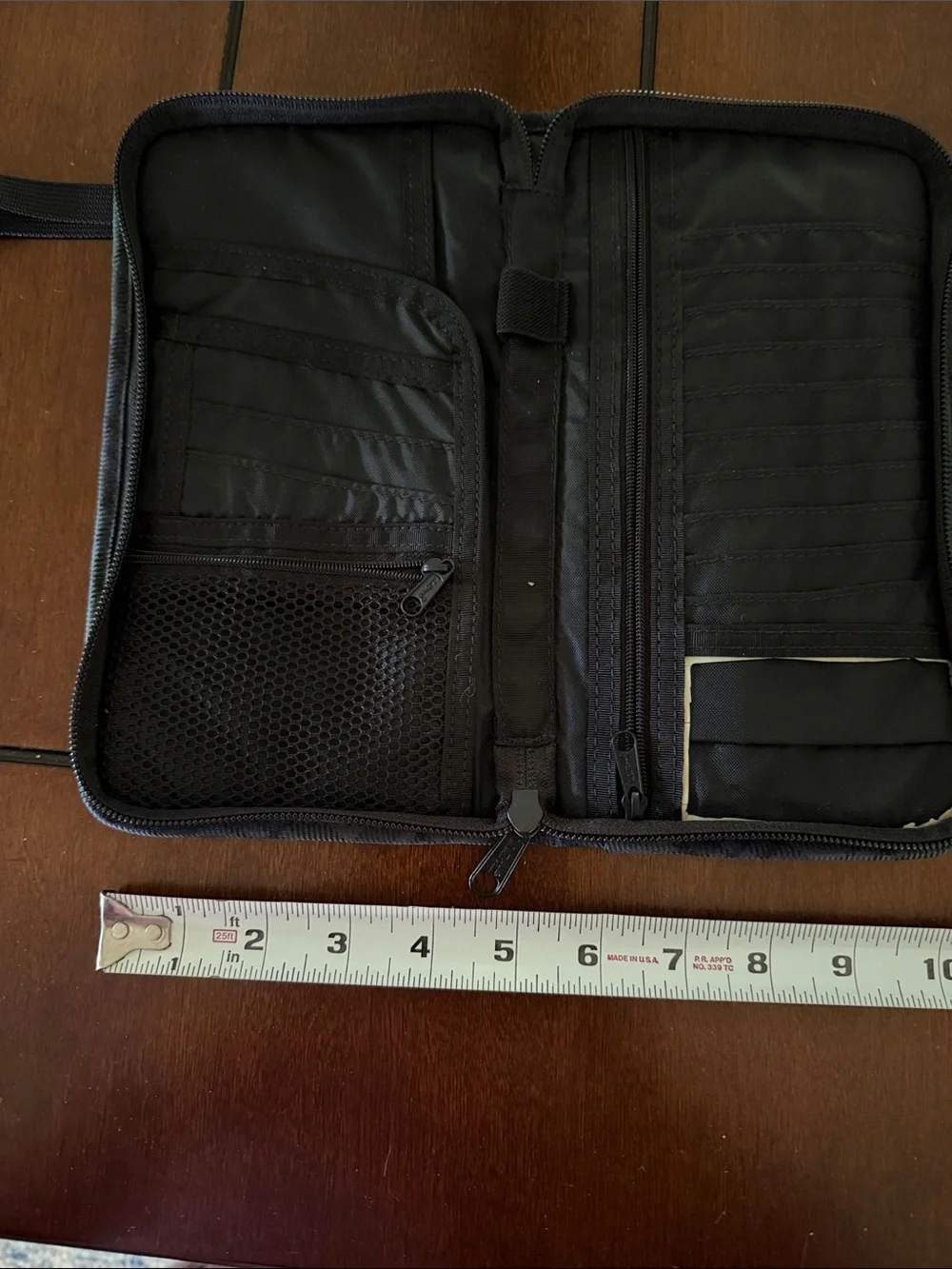 L.L. Bean compact plaid